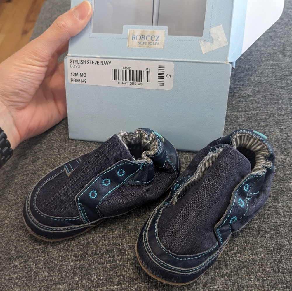 6-12m Robeez crib shoes